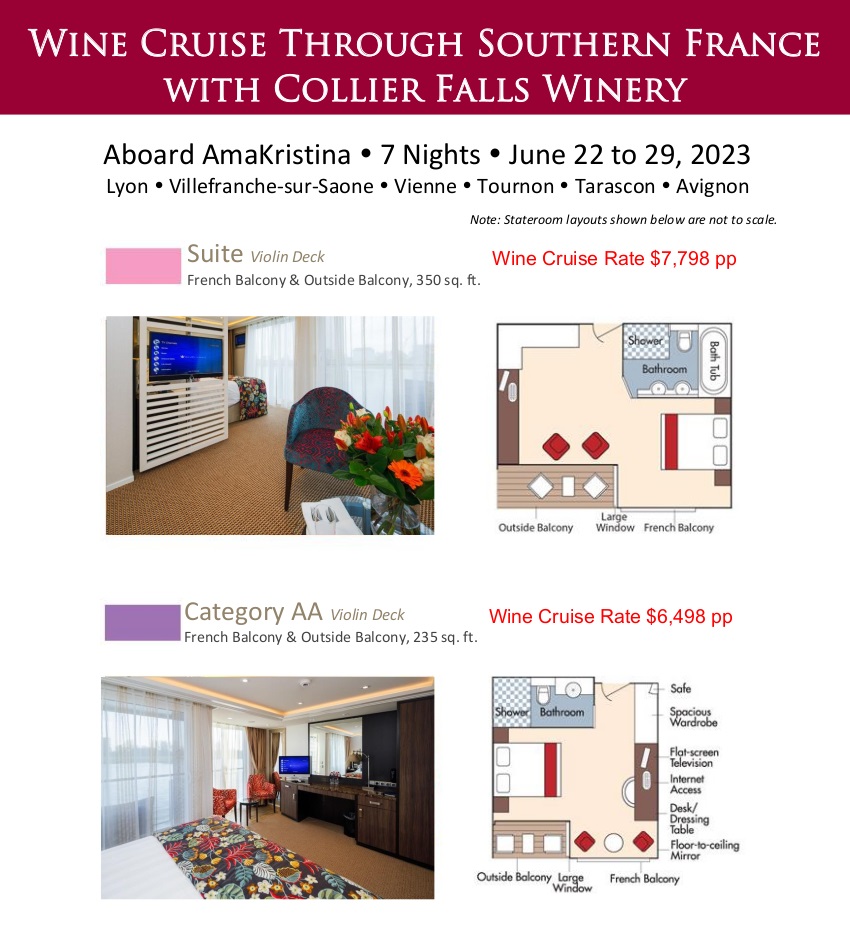 Stateroom Guide - Collier Falls 2022 Rhone 1