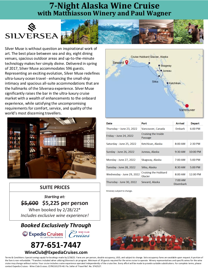 Flyer - Silversea Alaska 2022_new bookings as of Feb 2022 2